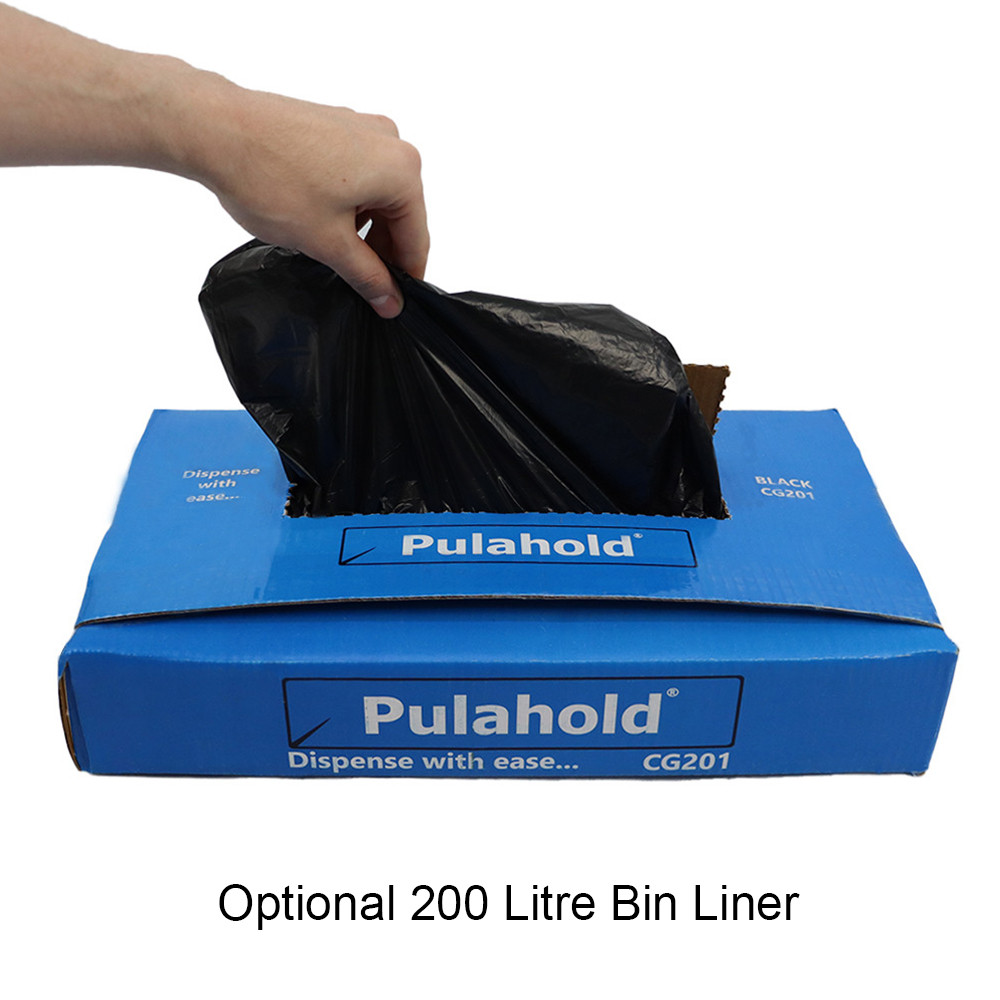 Pickwick Open Top Litter Bin - 90 Litre - pulahold