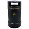 Derwent Outdoor Heritage Litter Bin - 120 Litre - black