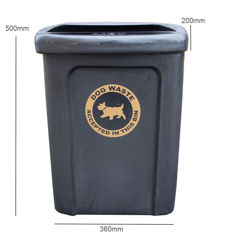 Apollo Dog Waste Bin - 25 Litre Capacity