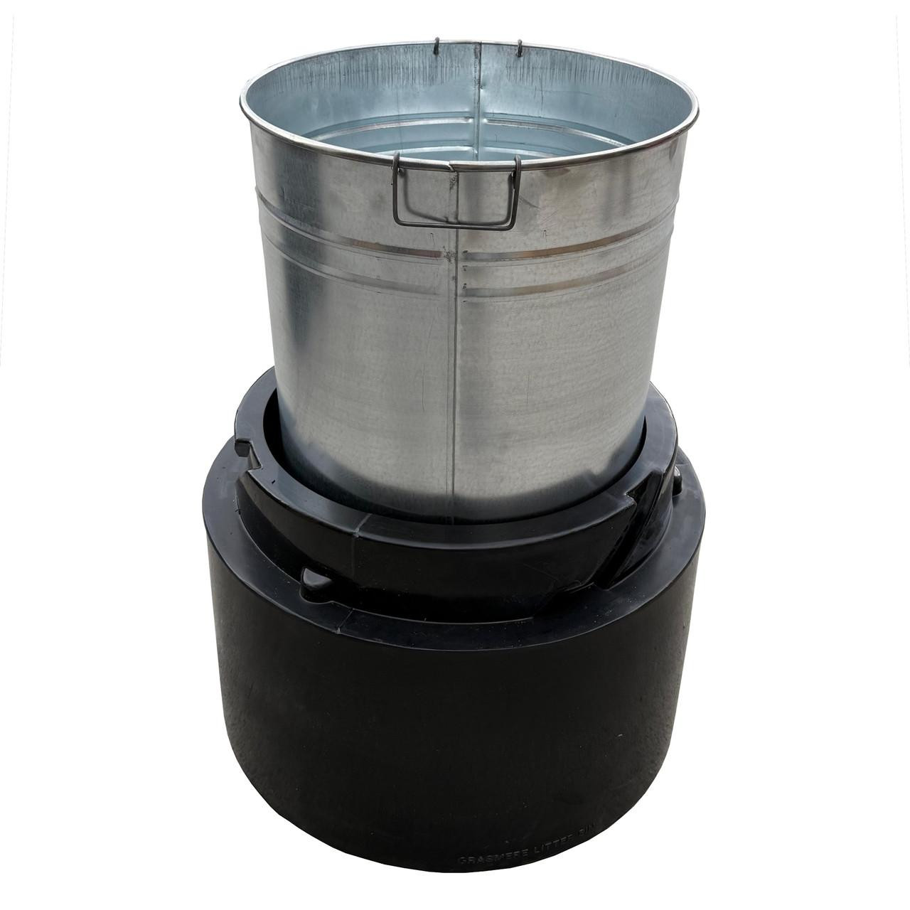 Grasmere Outdoor Litter Bin - 120 Litre