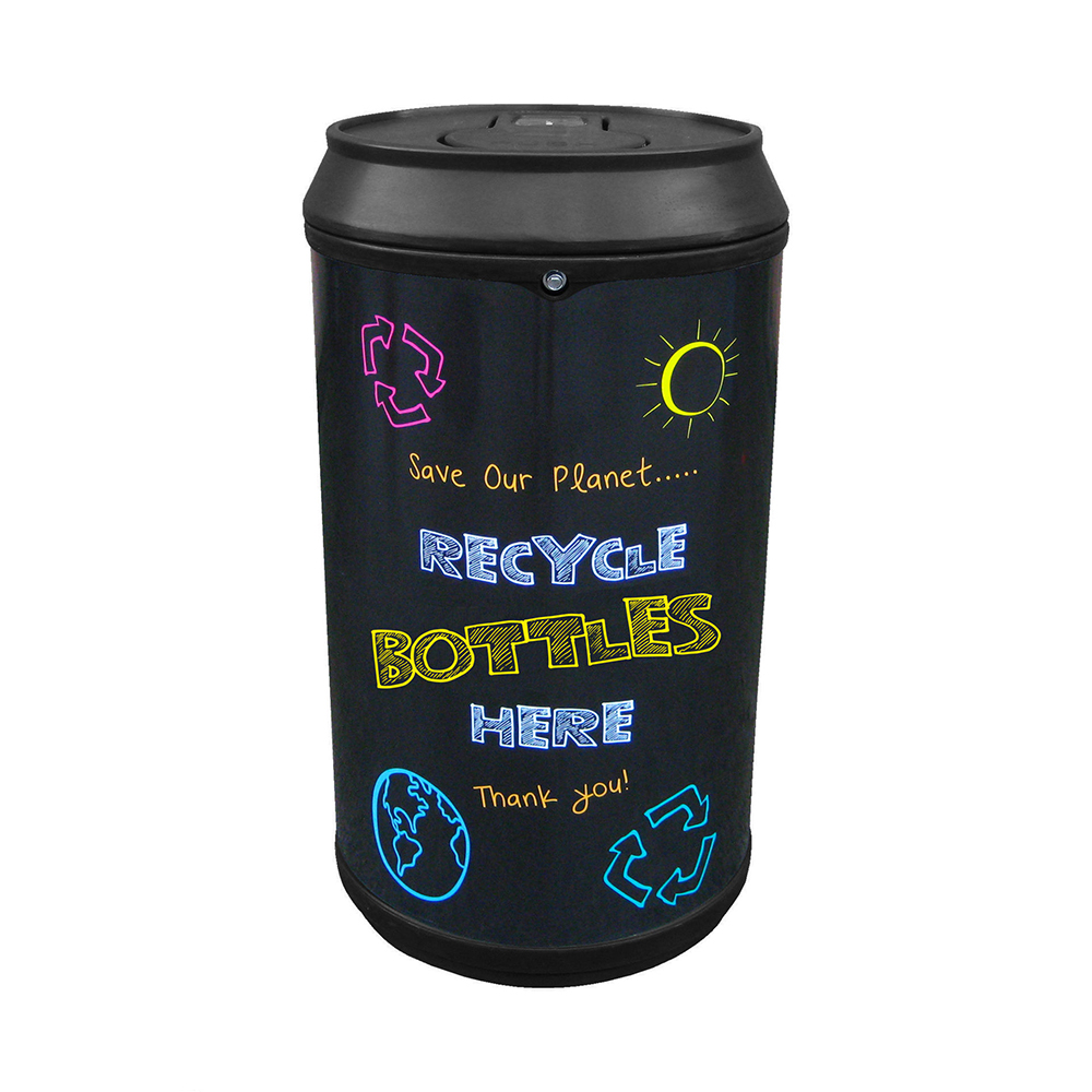 Drinks Can Recycling Bin - 90 Litre - bottles