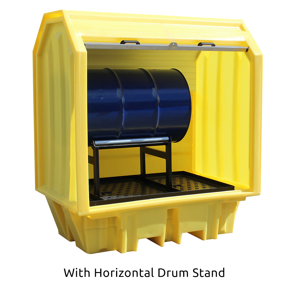 2 Drum Spill Pallet with Hardcover