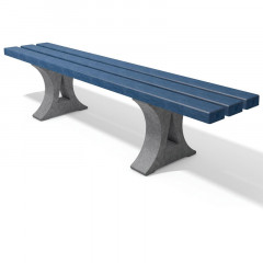 100% Recycled Plastic Canetti Bench