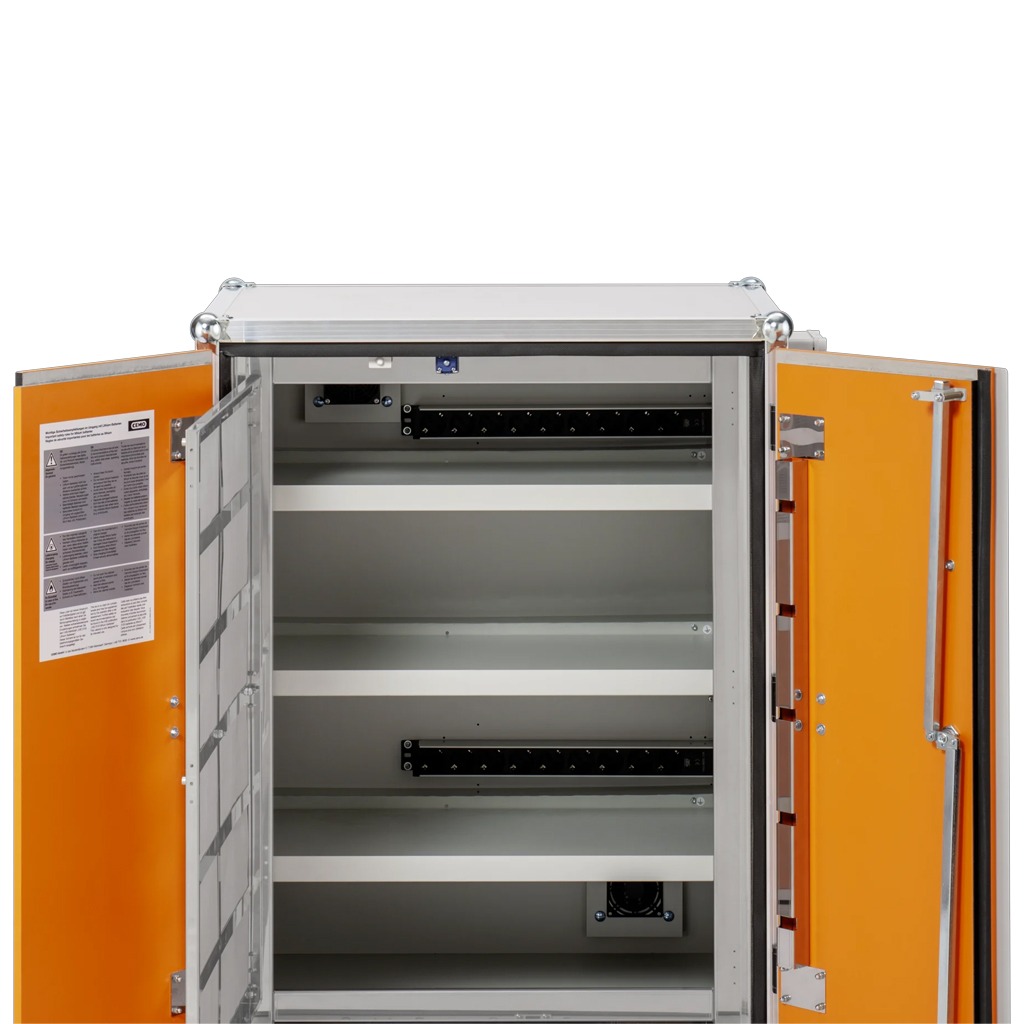 Cemo LockEx Lithium Battery Charging Cabinet – 12640 Wh Capacity