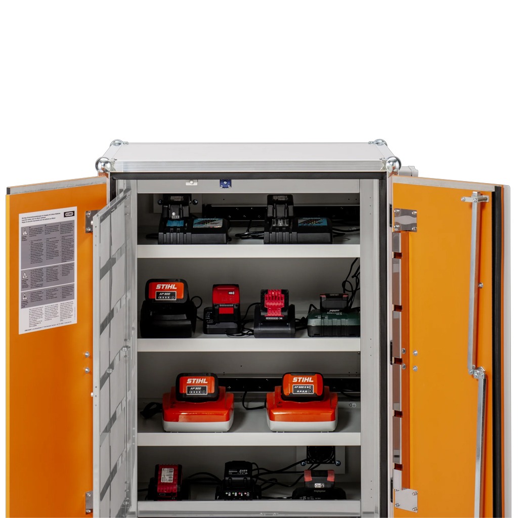 Cemo LockEx Lithium Battery Charging Cabinet – 12640 Wh Capacity