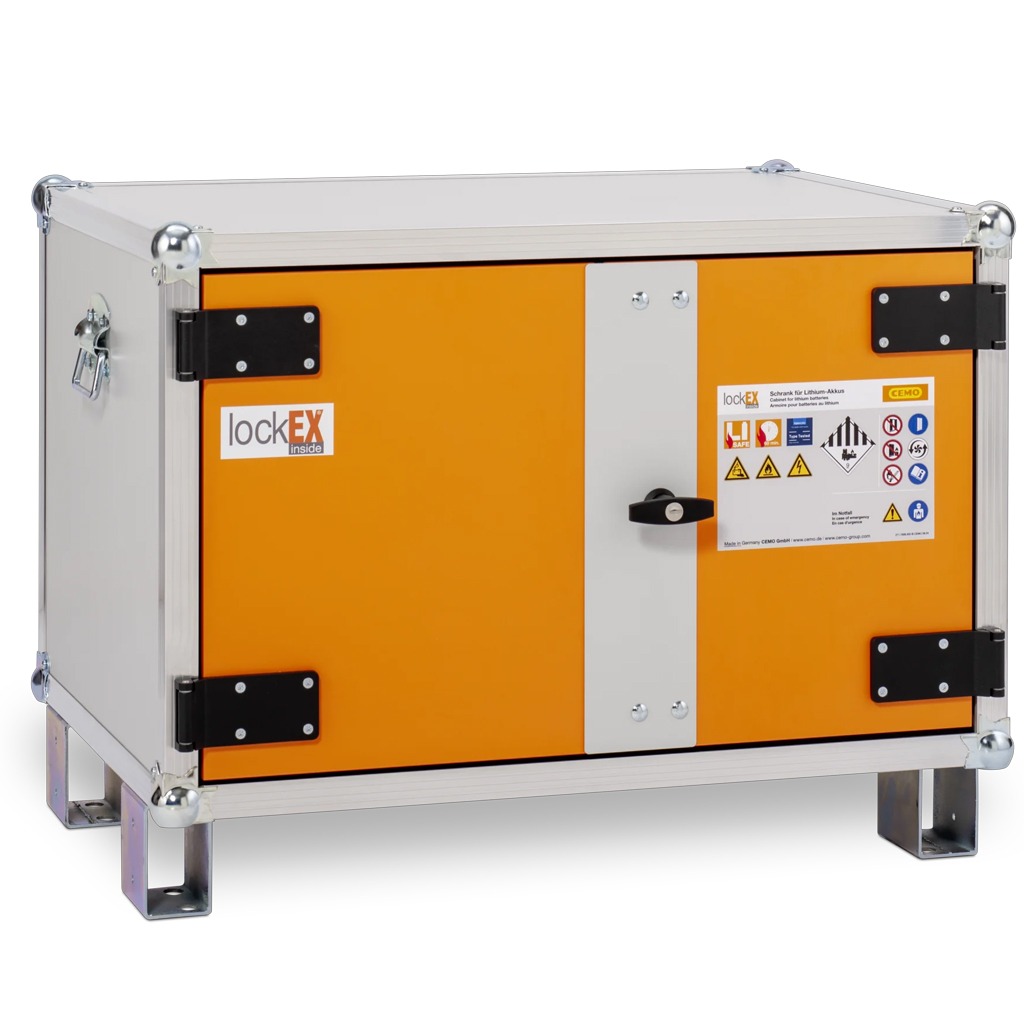 Cemo LockEx Lithium Battery Charging Cabinet - 3000 Wh Capacity
