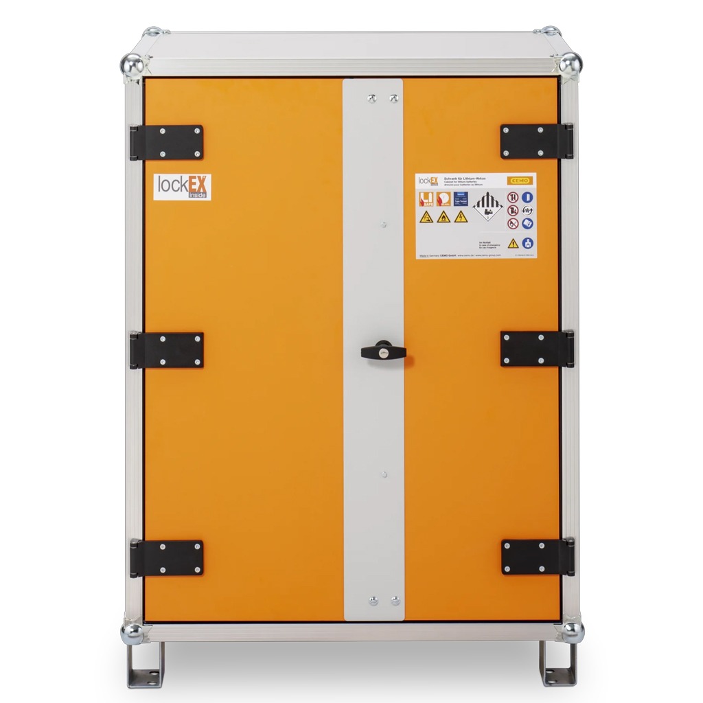 Cemo LockEx Lithium Battery Charging Cabinet – 6320 Wh Capacity