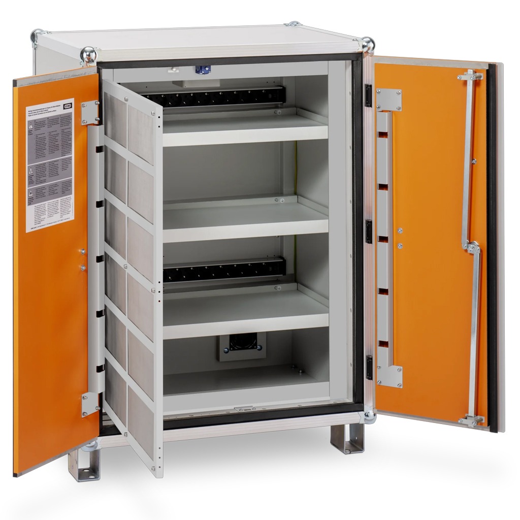 Cemo LockEx Lithium Battery Charging Cabinet – 6320 Wh Capacity