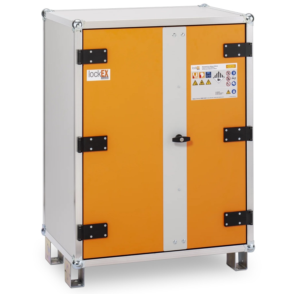 Cemo LockEx Lithium Battery Charging Cabinet – 6320 Wh Capacity