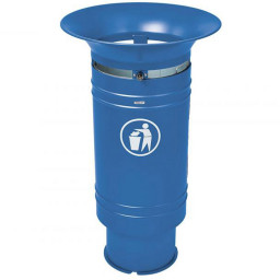 Cergy Open Top Litter Bin - 60 Litre - blue