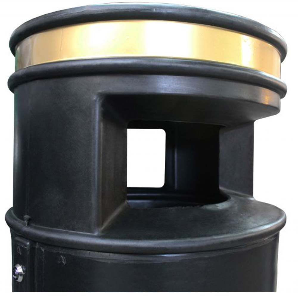 Cesar Litter Bin - 120 Litre Capacity - angle view