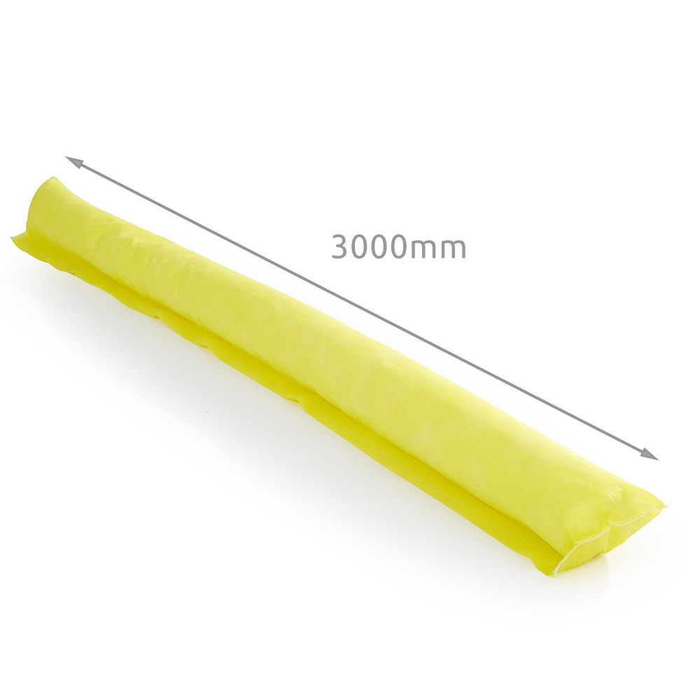 Chemical Absorbent Socks - 7.5cm x 3m  - Pack of 8