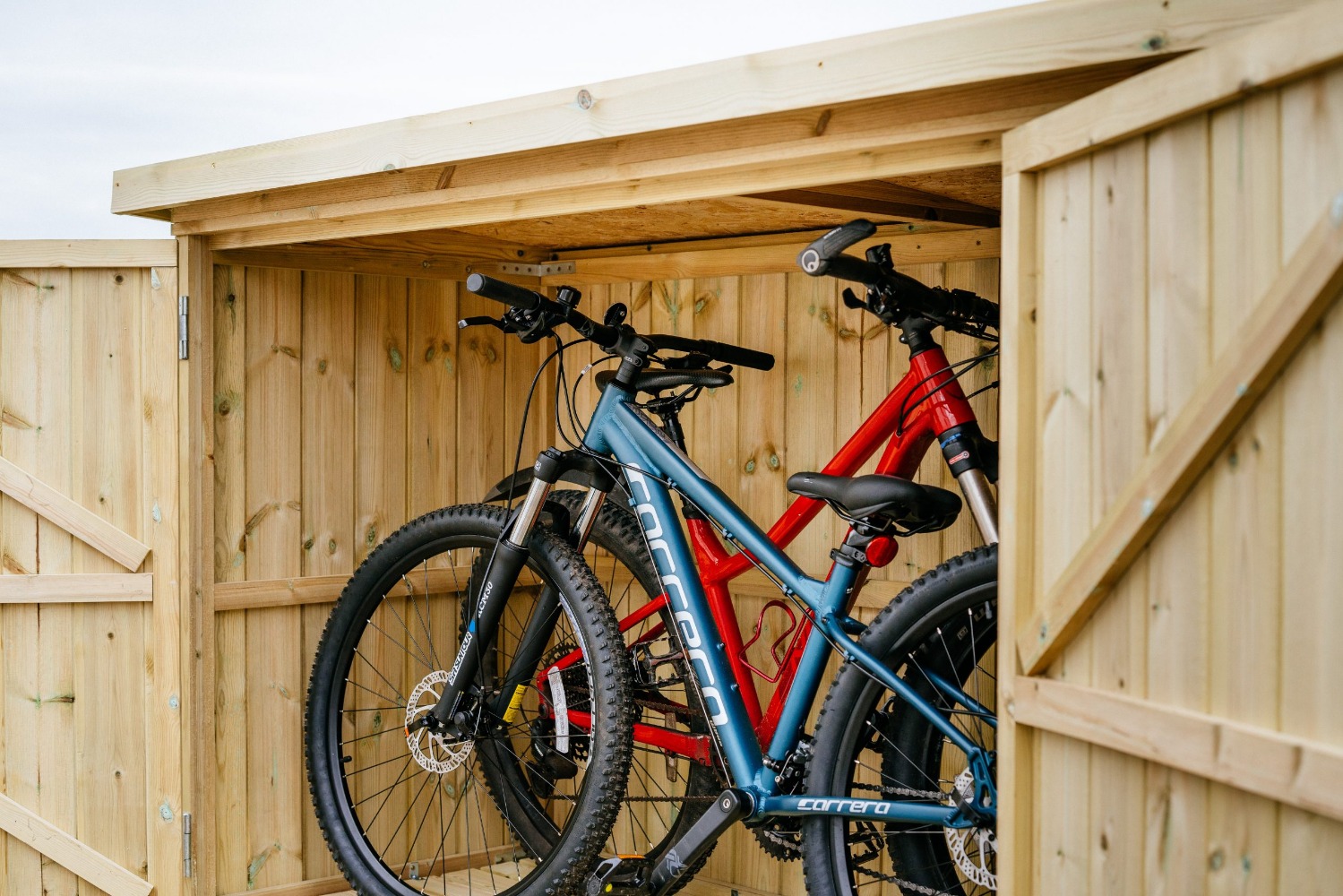 Double Door Wooden Bike / Garden Storage