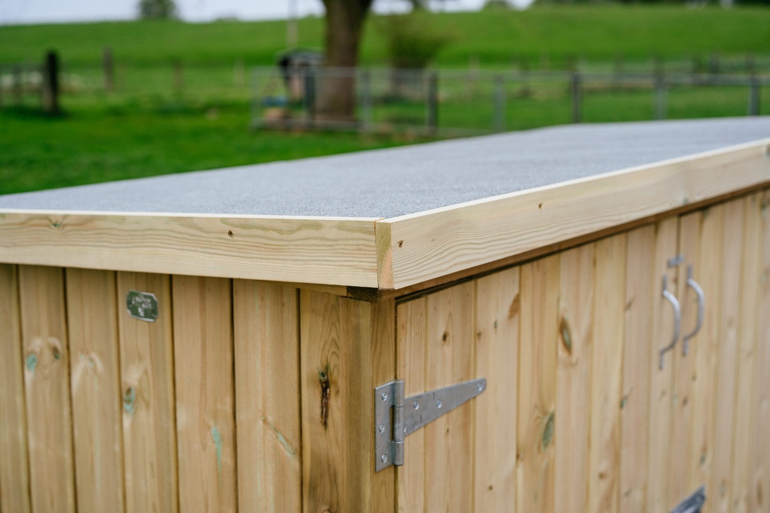 Double Door Wooden Bike / Garden Storage