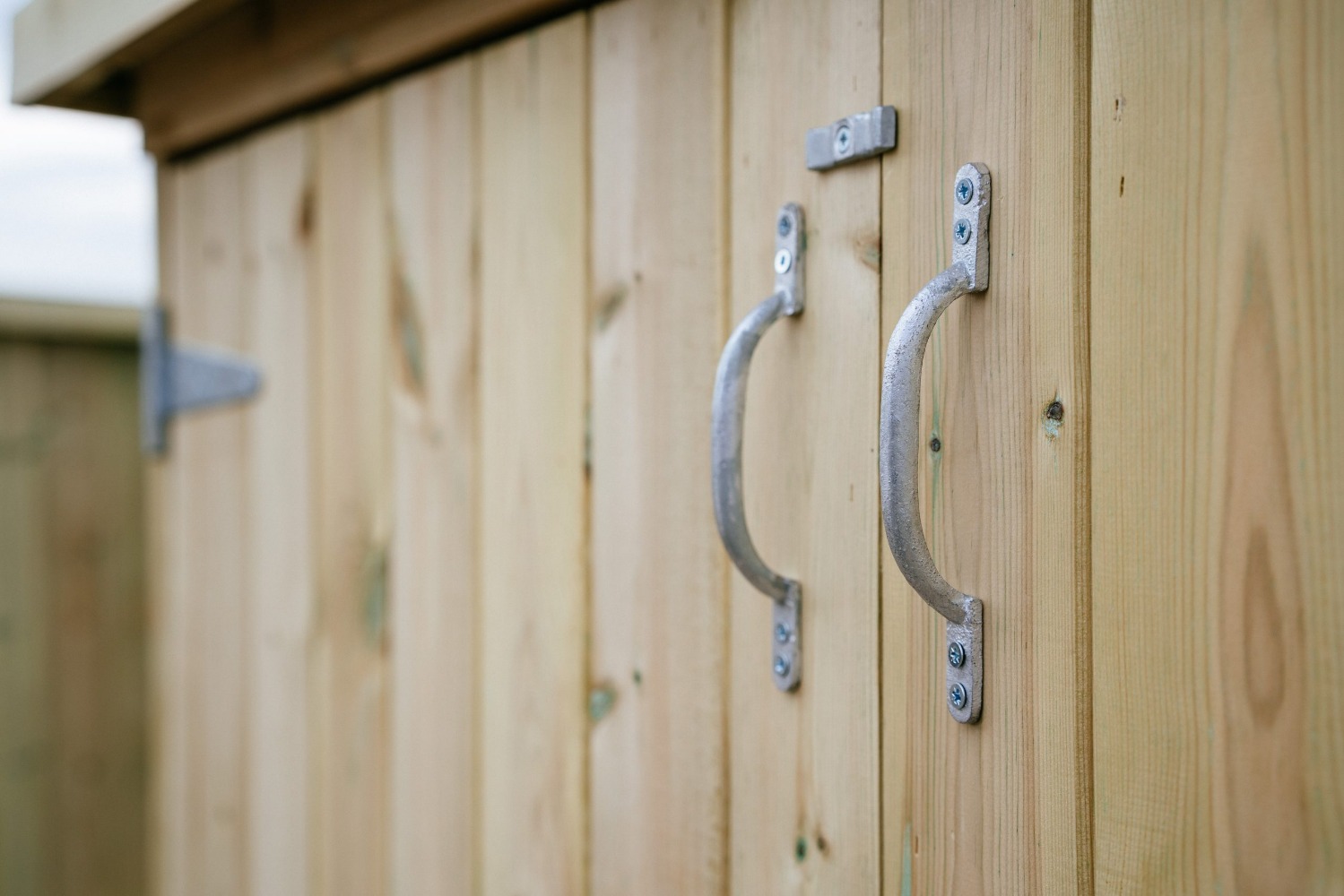 Double Door Wooden Bike / Garden Storage