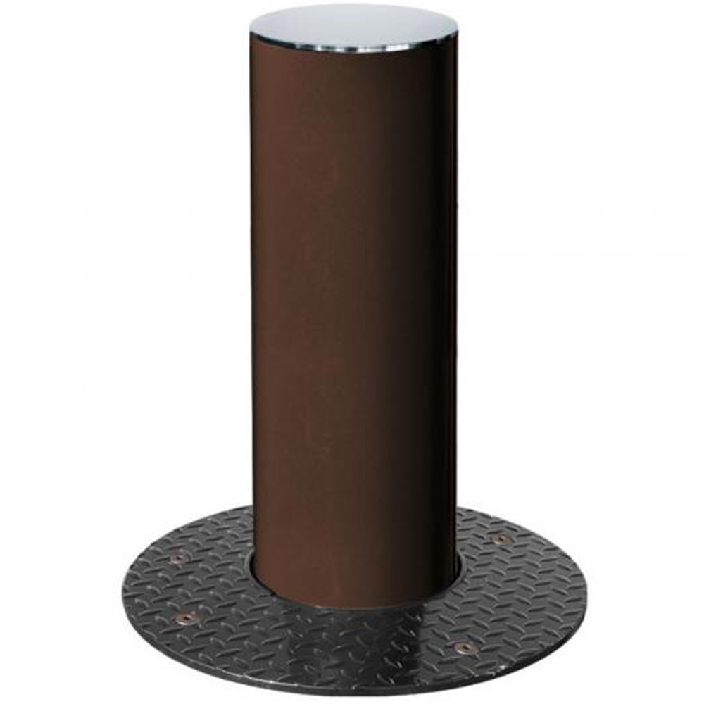 Steel Retractable Bollard with Stainless Steel Top