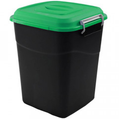 Animal Feed Bin with Clip Lid - 50 Litre