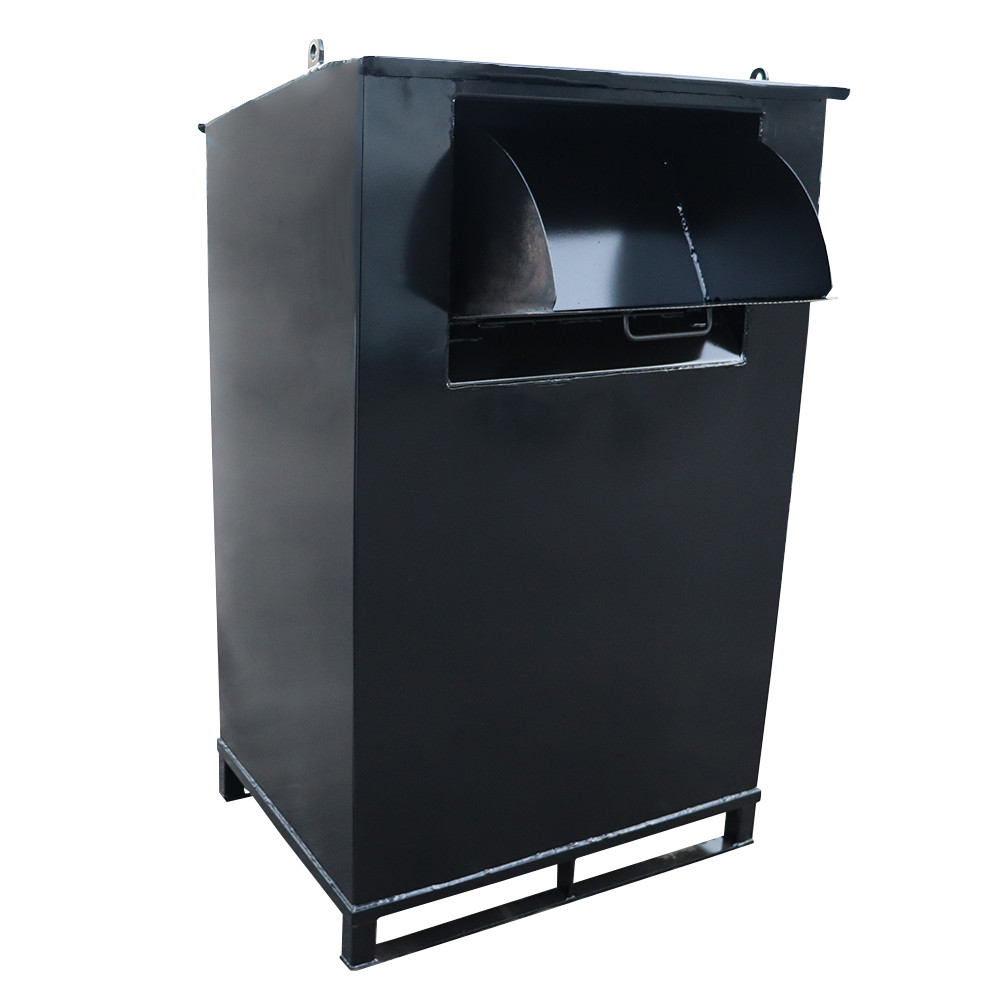 Lockable Clothing Donation Bin 1100 Litres 