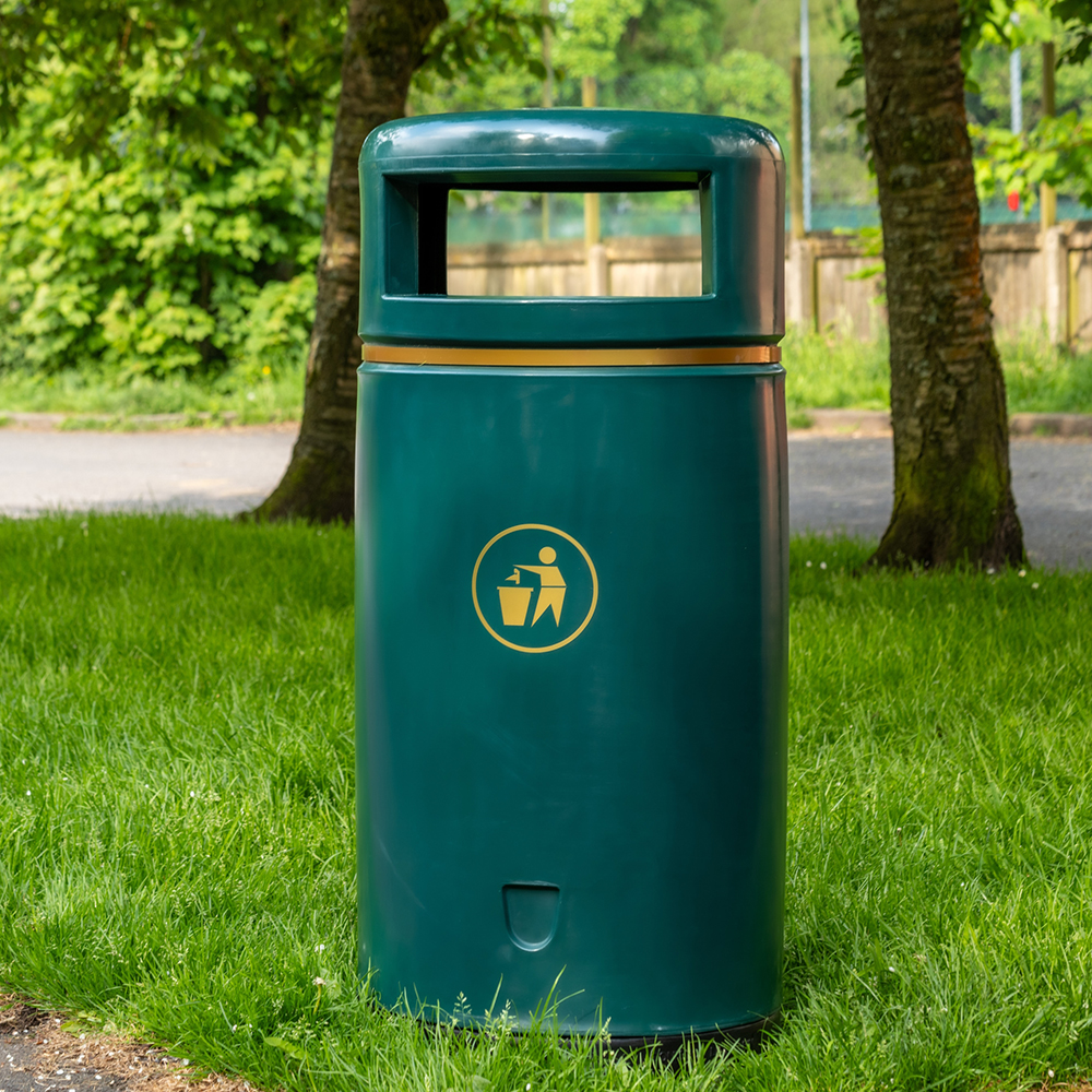 Coniston Outdoor Litter Bin - 90 Litre