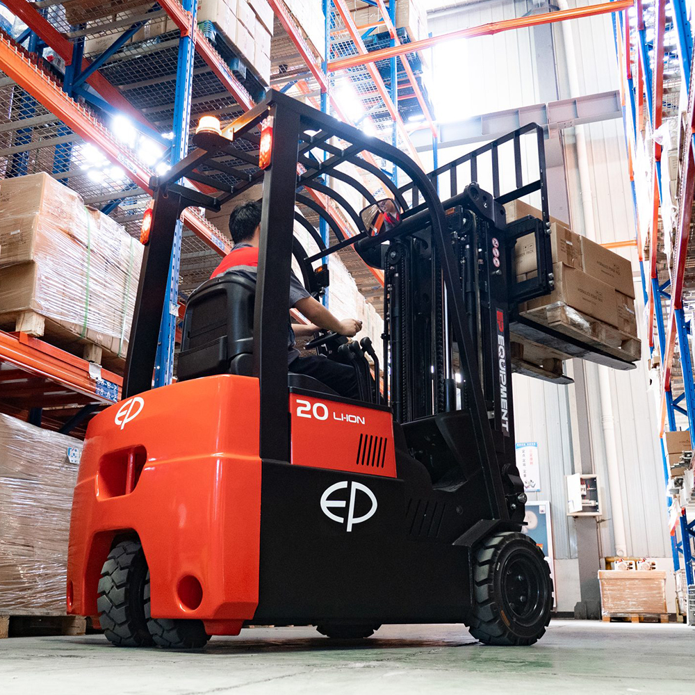 3-Wheeled Lithium Electric Forklift - 1500Kg Capacity
