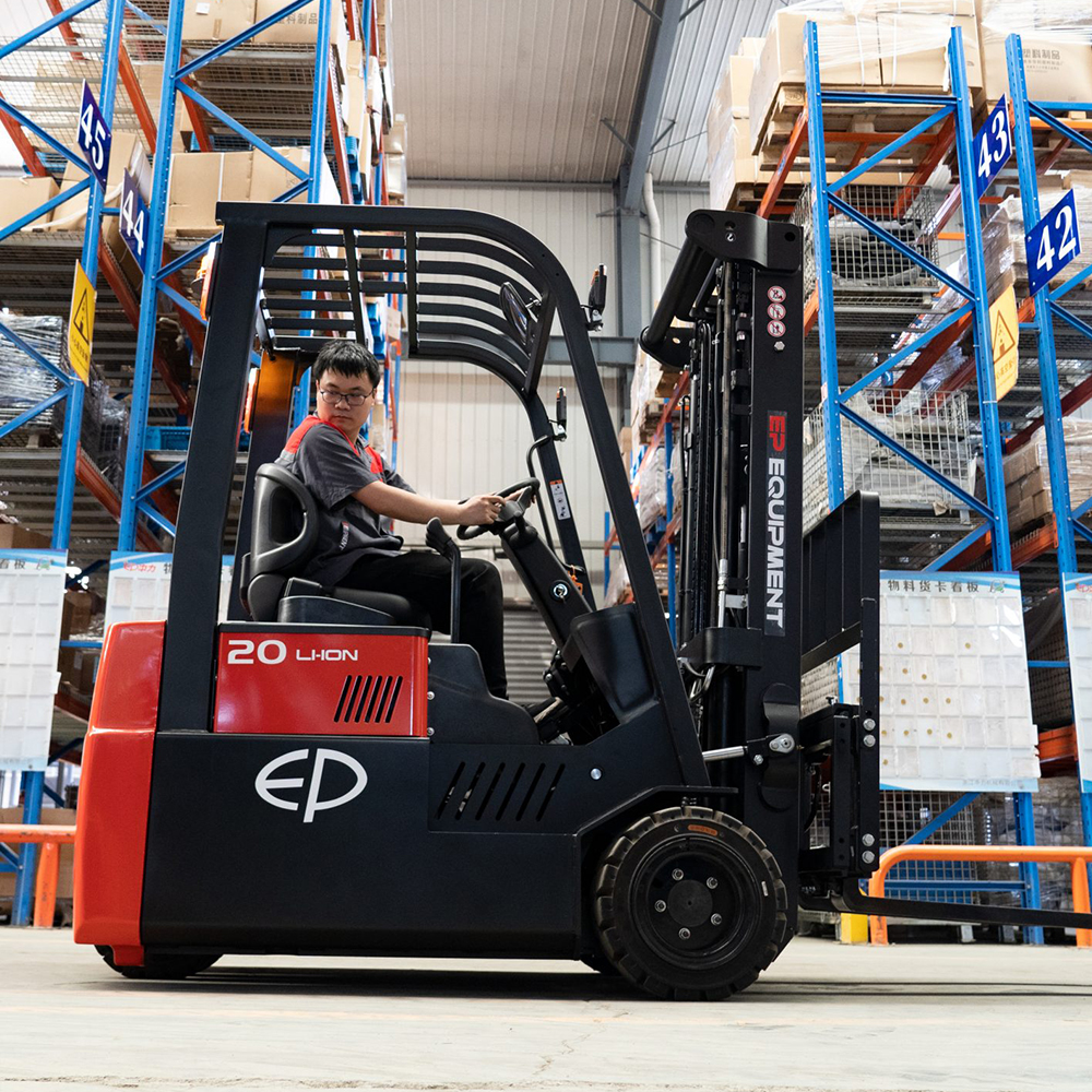 3-Wheeled Lithium Electric Forklift - 1500Kg Capacity