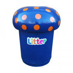 Mushroom Litter Bin - 90 Litre