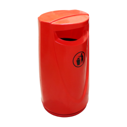 Red 90 Litre Darcy Litter Bin