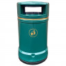 Derwent Outdoor Heritage Litter Bin - 120 Litre - dark green