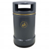 Derwent Outdoor Heritage Litter Bin - 120 Litre - grey