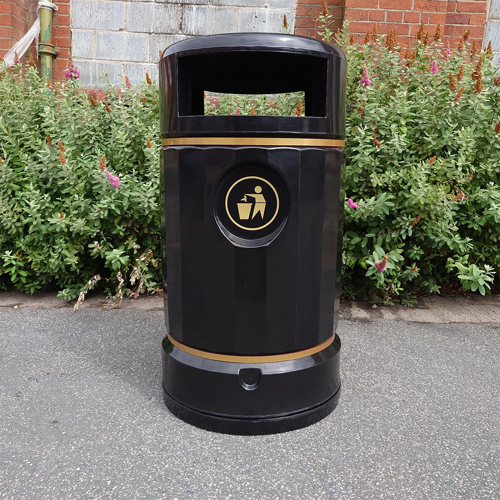Derwent Classic Outdoor Heritage Litter Bin - 120 Litre