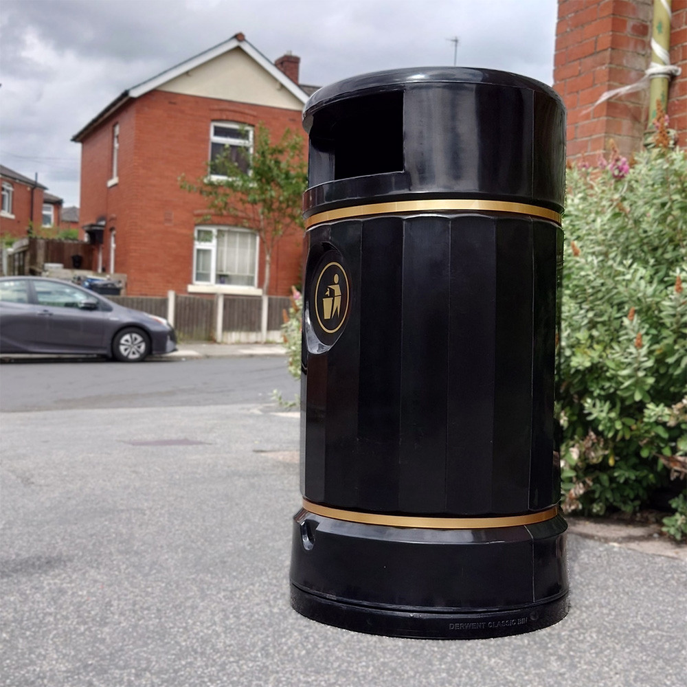 Derwent Classic Outdoor Heritage Litter Bin - 120 Litre