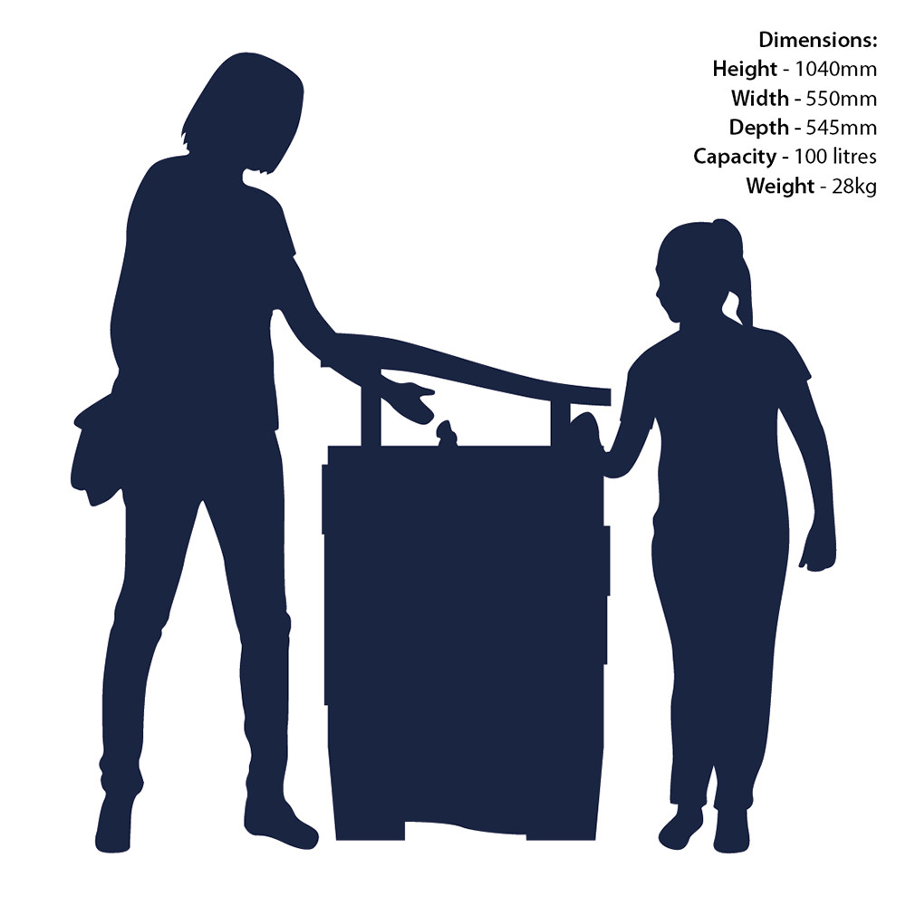 Imperial Litter Bin - 100 Litre