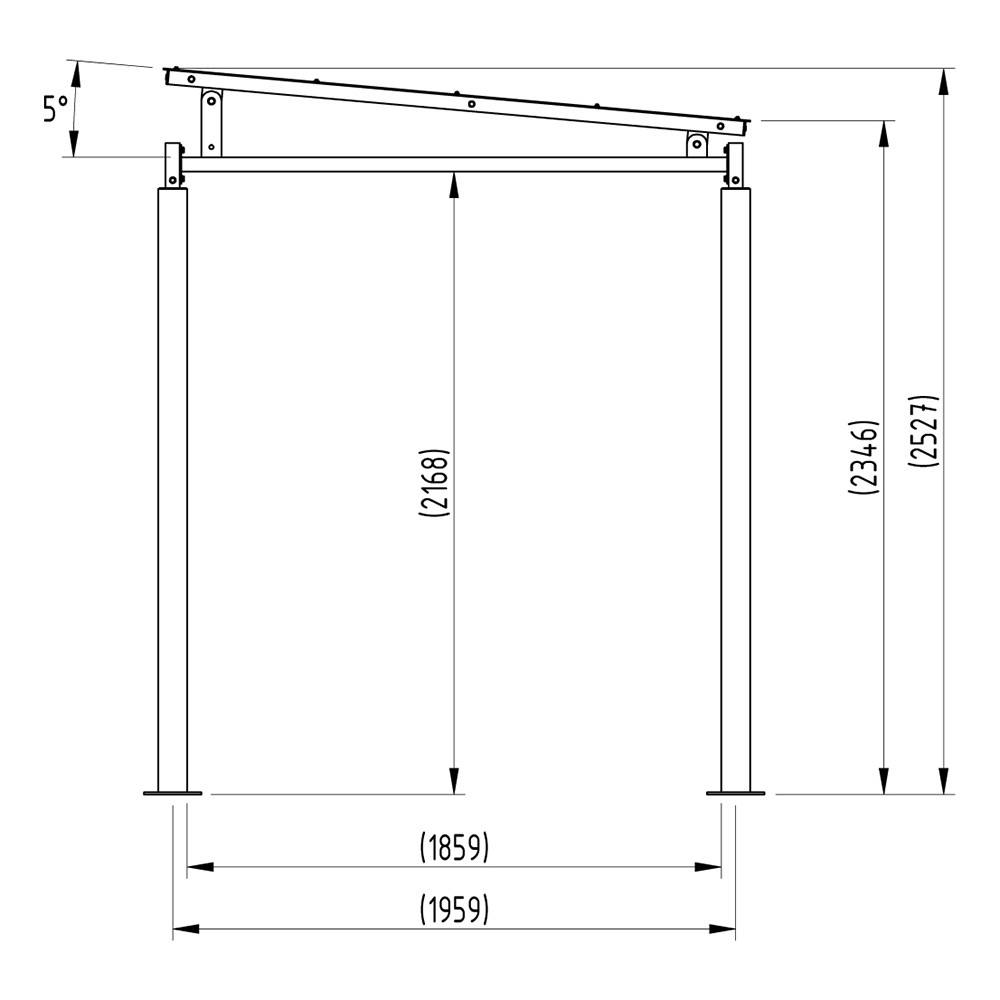 Bedford Bike Shelter For Outdoor Bike Storage