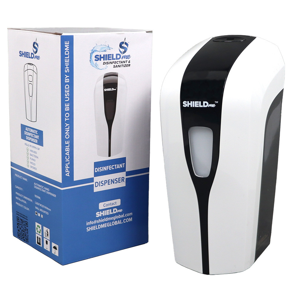 SHIELDme Automatic Hand Disinfectant & Sanitiser Dispenser - 1000ml Capacity