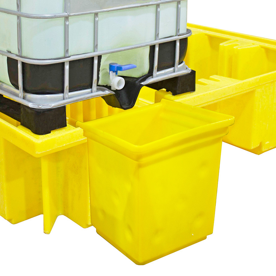 Dispensing Area Drip Tray for Double IBC Spill Pallet