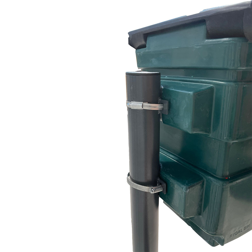 Dog Poo Bin - 40 Litres - green post