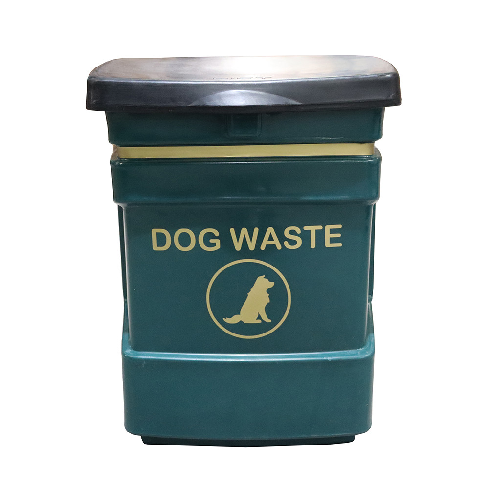 Dog Poo Bin - 40 Litres - green