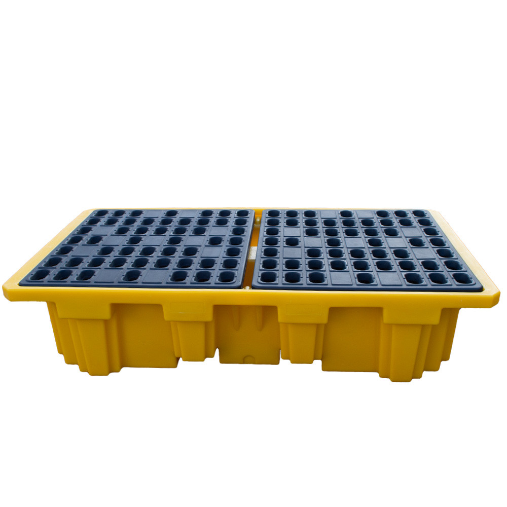 Double IBC Bund - Spill Pallet with Grate 1100 Litres