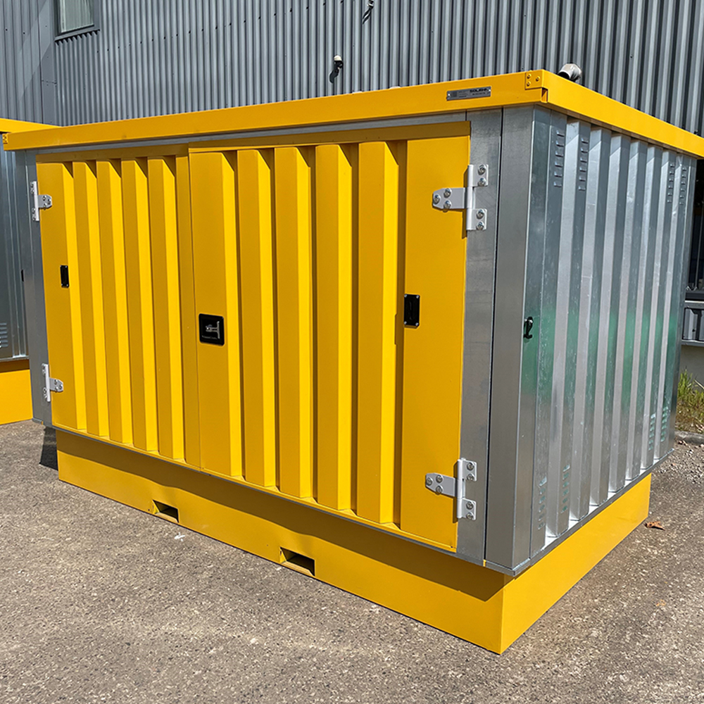 Bunded Storage Rack Double IBC Bunded Storage Container - Flat Packed - Kingfisher Direct Ltd