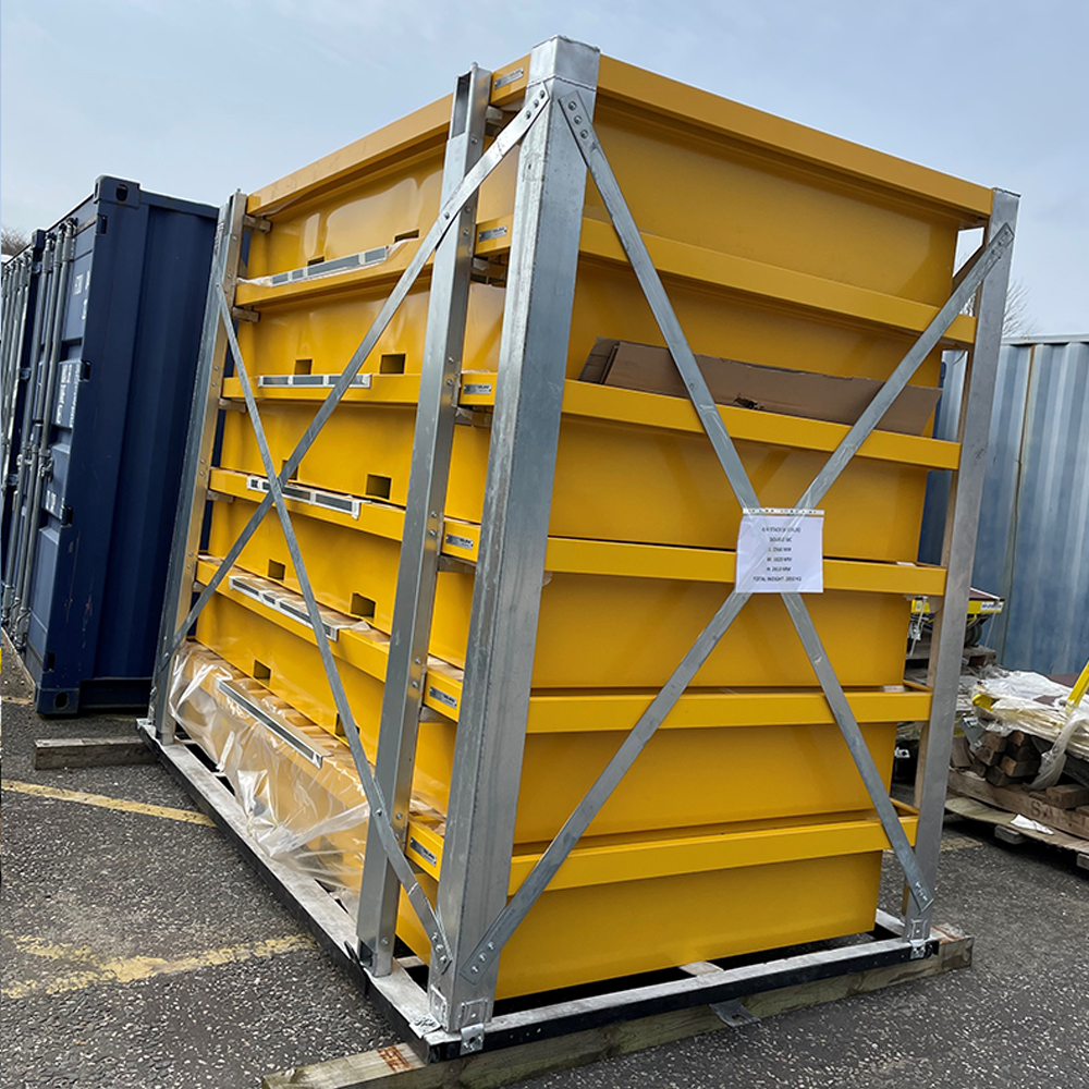 Double IBC Bunded Storage Container - Flat Packed