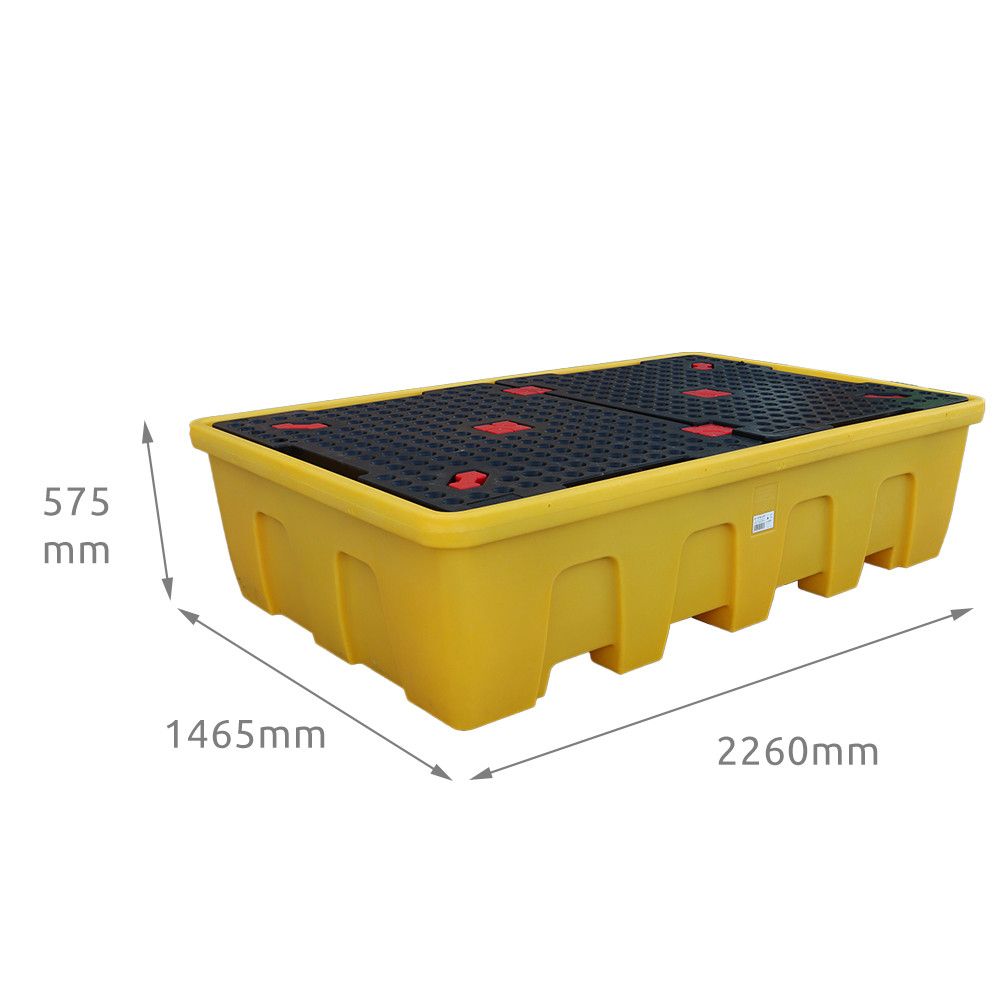 Double IBC Spill Bund - 1200 Litres