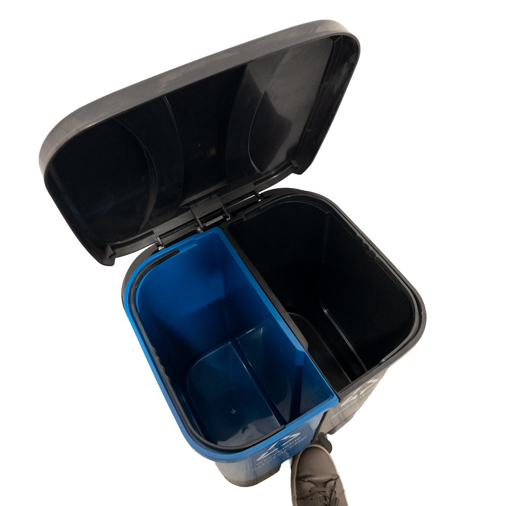 Double Recycling Waste Bin - 60L