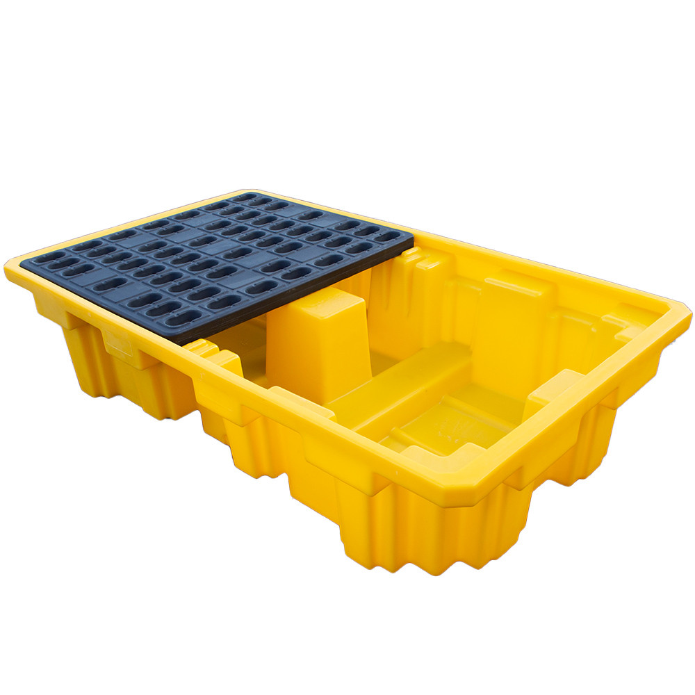 Double IBC Bund - Spill Pallet with Grate 1100 Litres