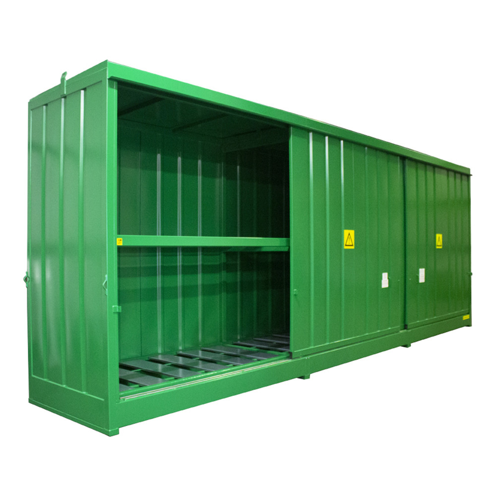 Ibc Store Rack Steel Drum & IBC Storage Cabinet - 3300 Litre - Kingfisher Direct Ltd