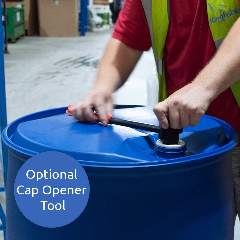 60 Litre UN Approved Plastic Tight Head Barrel - Used