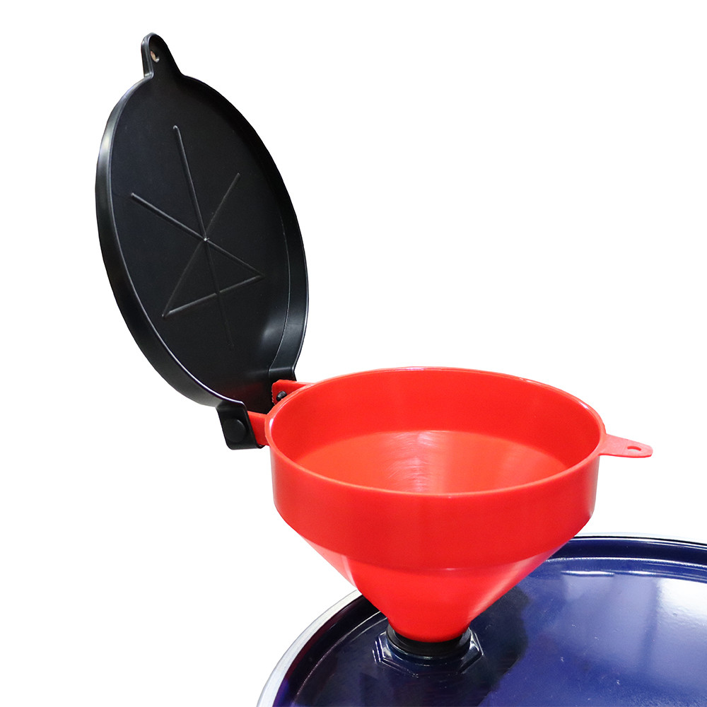 Oil Drum Funnel with Flip Top 