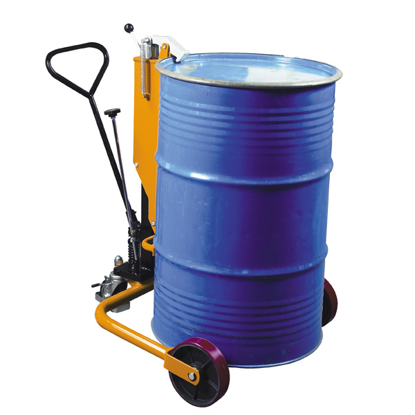 Hydraulic Steel Drum Lifting Trolley - 250kg Capacity