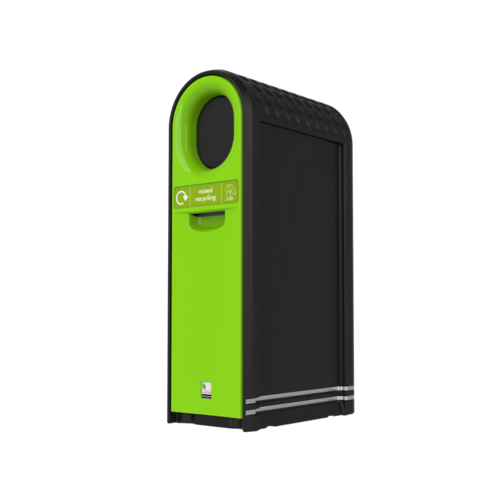 EcoArc External Recycling Bin - 80 Litre - green
