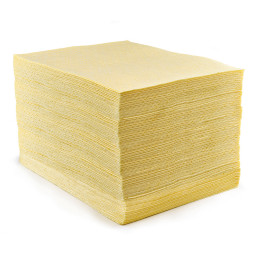 Economy Chemical Absorbent Pads - 50cm x 40cm - Pack of 200