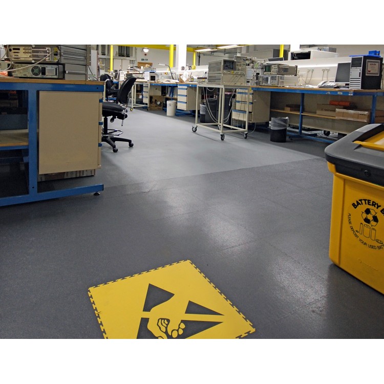 Ecotile 500/5 Interlocking PVC Flooring Tile 500mm x 500mm x 5mm